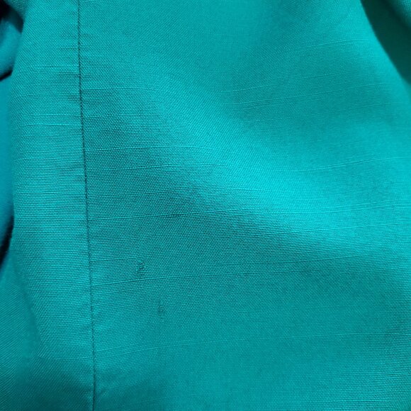 VTG Jacqueline Ferrar Teal Suit Set | Shrunk | Gold Button Blazer & Pencil skirt - Picture 3 of 16